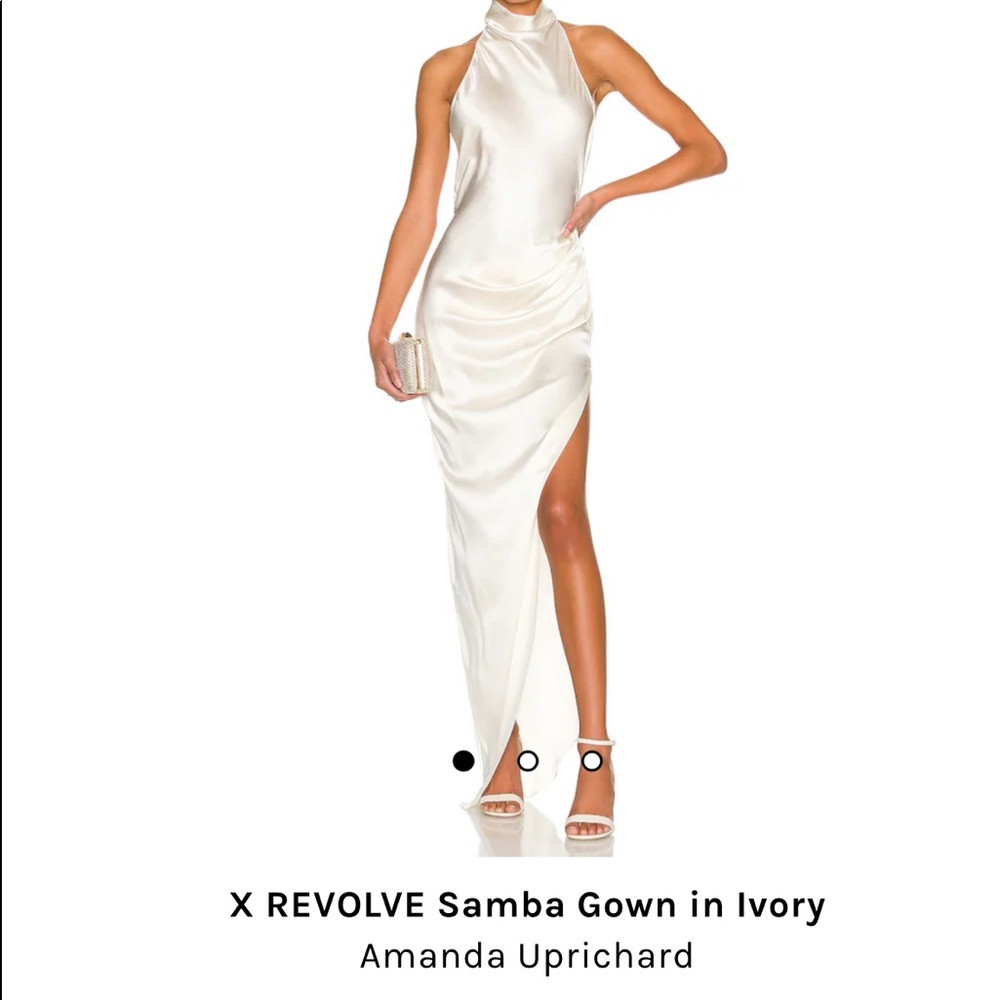 BNWT ivory silk Samba gown dress